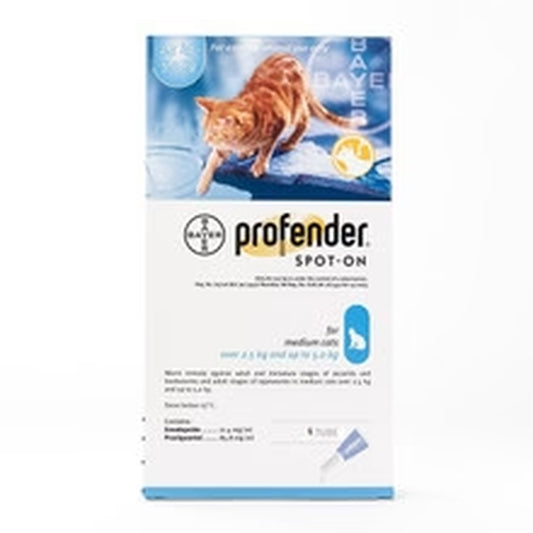 Profender Spot-On for Medium Cats 5.5Lbs to 11Lbs (2.5-5 Kg) Single Tube Pack