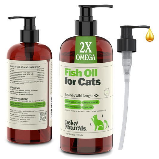 Wild Caught Fish Oil for Cats - Omega 3 for Cats